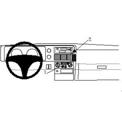 Brodit ProClip Angled Mount - Isuzu Trooper 1994-1996