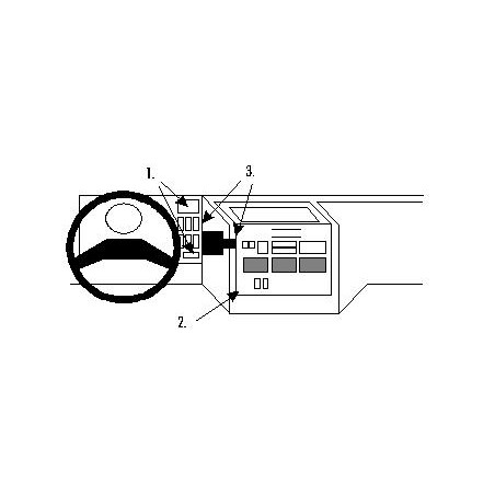 Brodit ProClip Center Mount - Iveco Euro Cargo 1991-2004