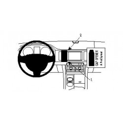 Brodit ProClip Center mount - Jaguar XF 2009-2015