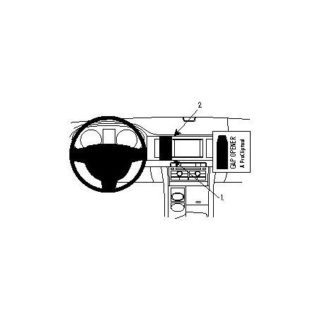 Brodit ProClip Center mount - Jaguar XF 2009-2015