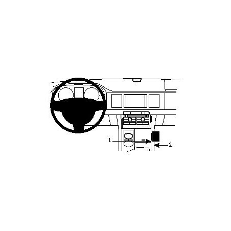 Brodit ProClip Console mount - Jaguar XF 2009-2015