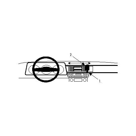 Brodit ProClip Center mount - Jaguar XJS 1975-1996