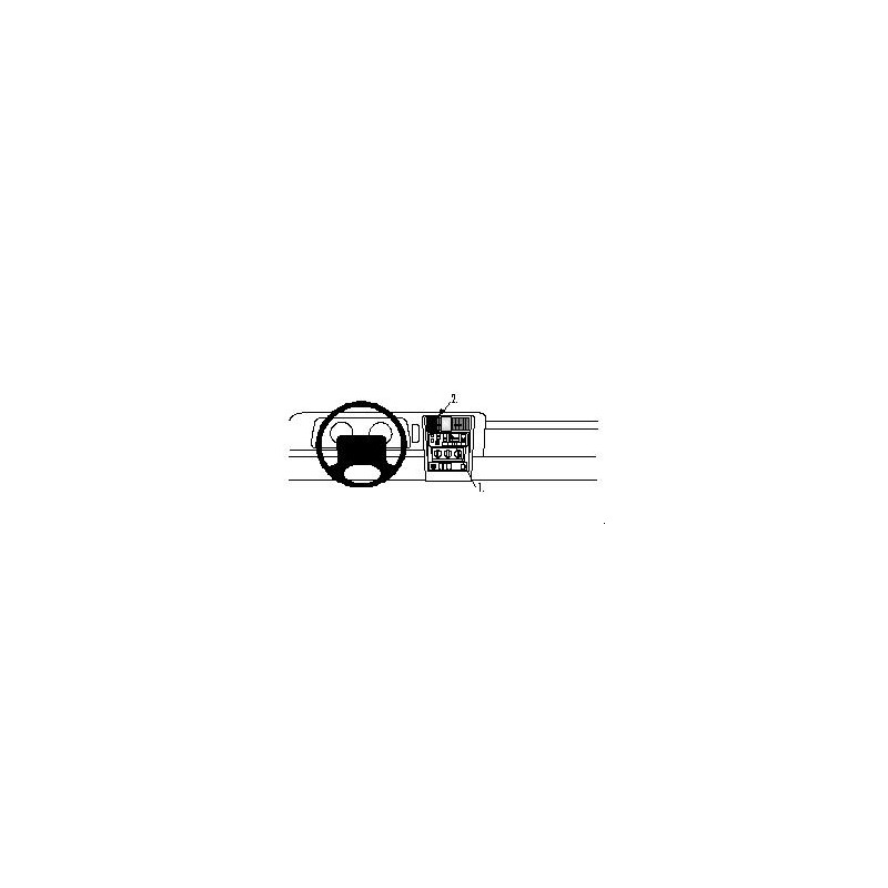 Brodit ProClip Center Mount - Jeep Cherokee 1997-2001 Brodit ProClip Center Mount - Jeep Cherokee 1997-2001