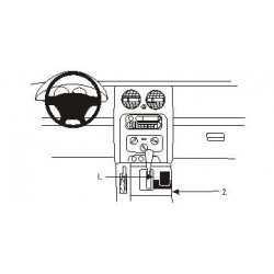 Brodit ProClip Console Mount - Jeep Cherokee 2002-2008