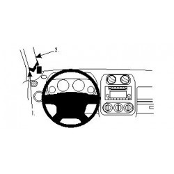 Brodit ProClip Left mount - Jeep Compass 2009-2016