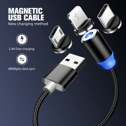 Magnetisk Multi lader - 1M Blå