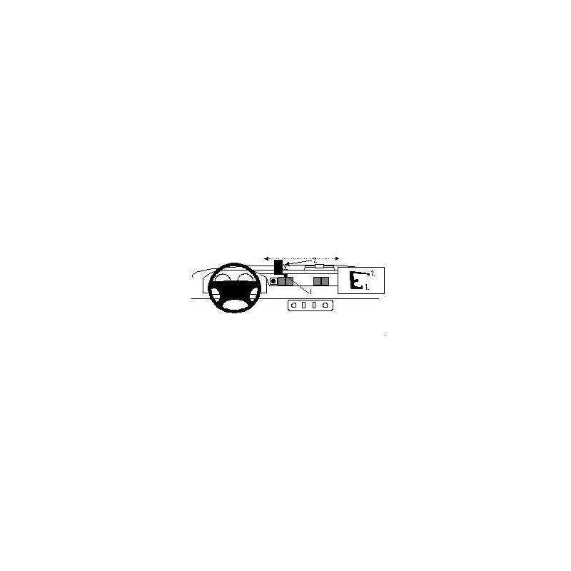 Brodit ProClip Center Mount - Land Rover Defender 1998-2006