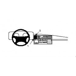 Brodit ProClip Center Mount - Land Rover Discovery 1+2 1994-2004