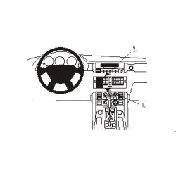 Brodit ProClip Center mount - Land Rover Range Rover 2002-2006