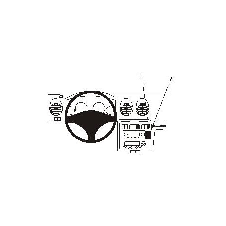 Brodit ProClip Angled mount - MG ZS / Rover 400/45 04-05 mod.