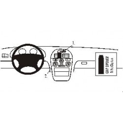 Brodit ProClip Center Mount - Mitsubishi Carisma 1996-1998