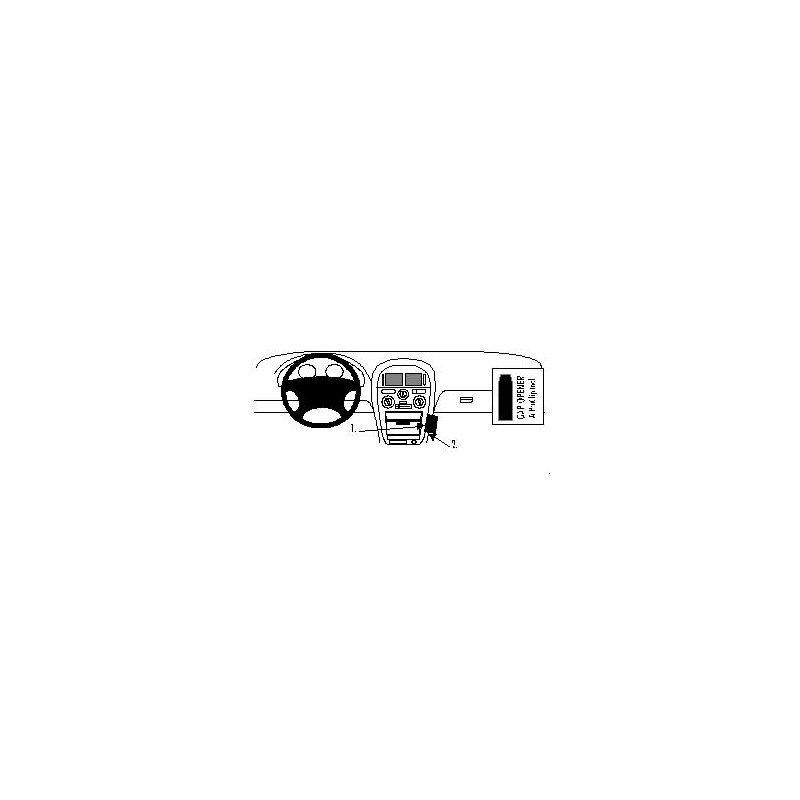 Brodit ProClip Angled Mount - Mitsubishi Carisma 1996-1998 Brodit ProClip Angled Mount - Mitsubishi Carisma 1996-1998