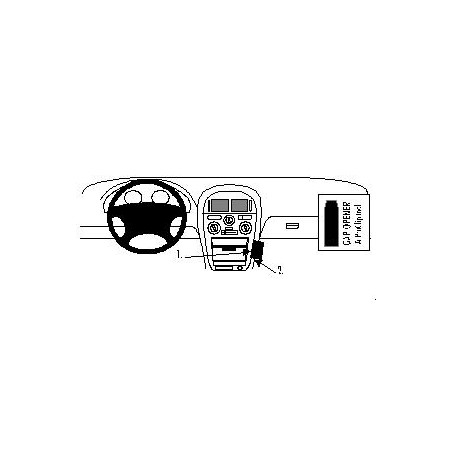 Brodit ProClip Angled Mount - Mitsubishi Carisma 1996-1998