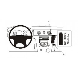 Brodit ProClip Angled Mount - Mitsubishi Outlander 2003-2006
