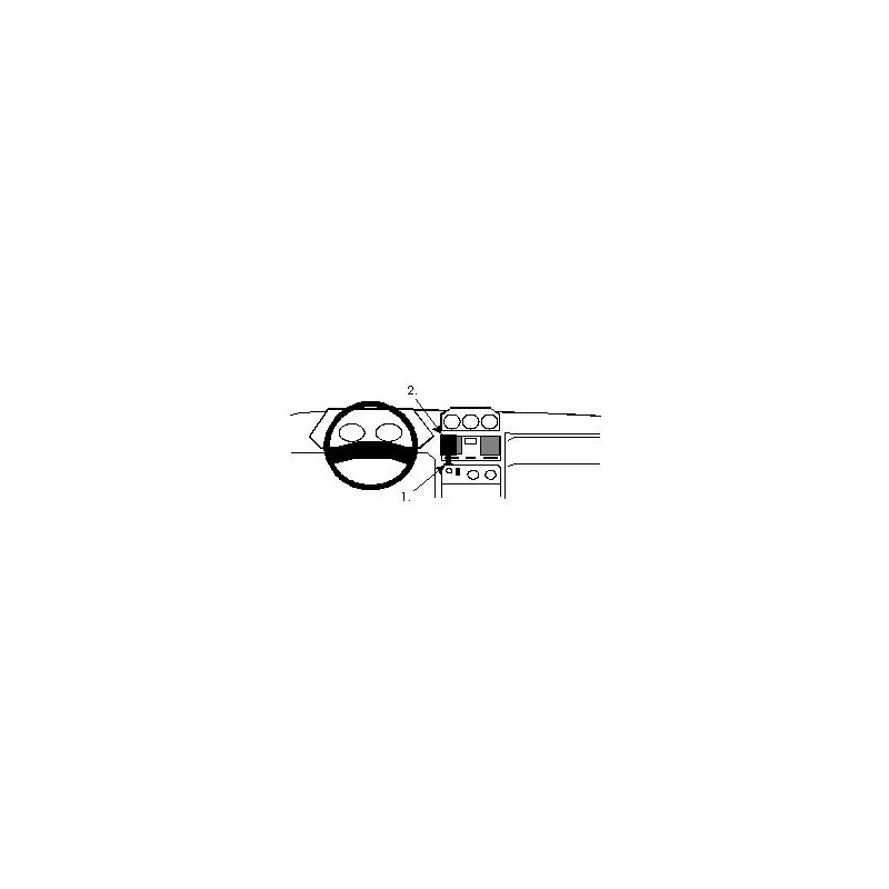 Brodit ProClip Center Mount - Mitsubishi Pajero/Shogun 1992-1999 Brodit ProClip Center Mount - Mitsubishi Pajero/Shogun 1992-1999