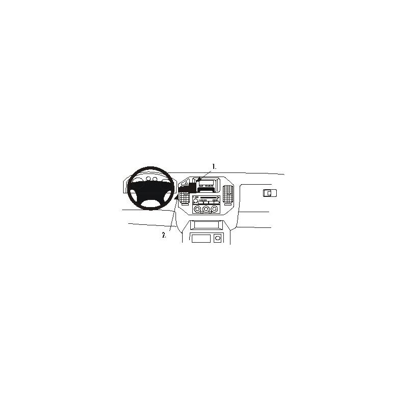 Brodit ProClip Center Mount - Mitsubishi Pajero 2000-2006 Brodit ProClip Center Mount - Mitsubishi Pajero 2000-2006
