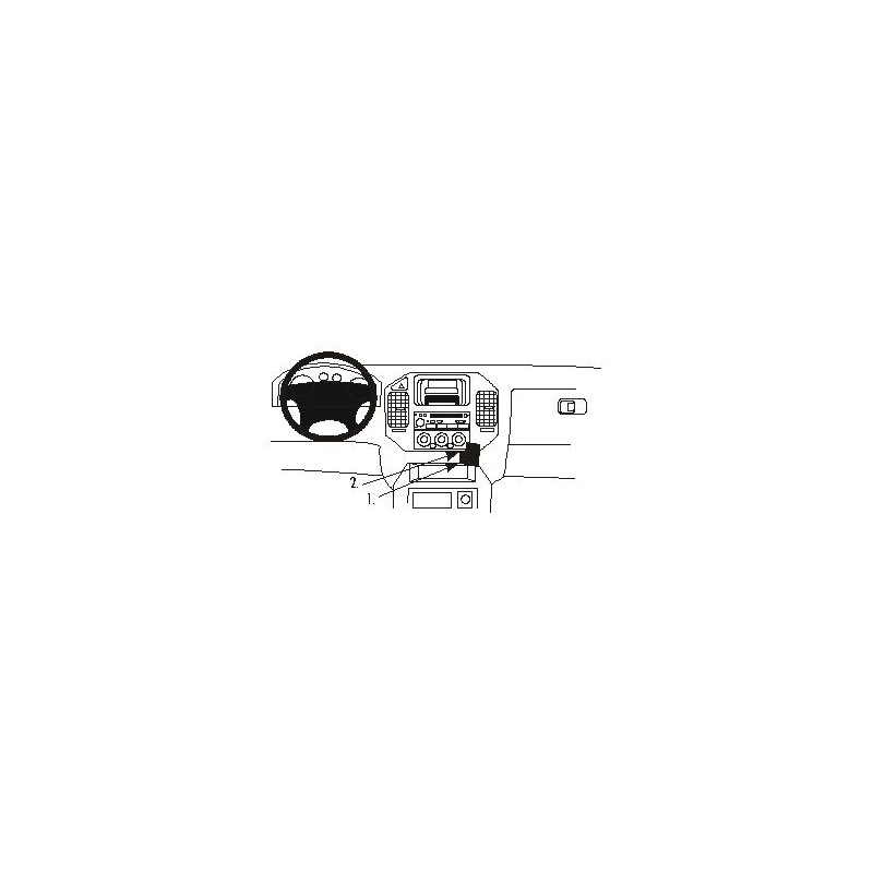 Brodit ProClip Angled Mount - Mitsubishi Pajero/Shogun 2000-2006 Brodit ProClip Angled Mount - Mitsubishi Pajero/Shogun 2000-2006