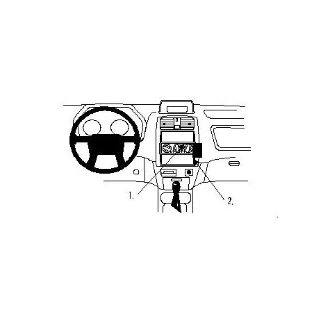 Brodit ProClip Angled Mount - Mitsubishi Space Star 1999-2002