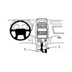 Brodit ProClip Console Mount - Mitsubishi Space Star 1999-2002