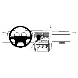 Brodit ProClip Center Mount - Nissan Almera 1996-1999