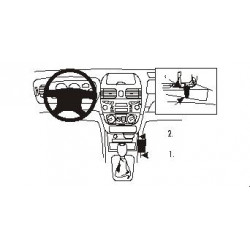 Brodit ProClip Console Mount, angled - Nissan Almera 2000-2002