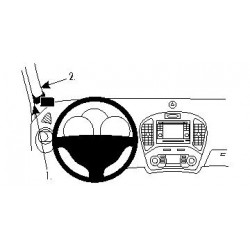 Brodit ProClip Left Mount - Nissan Juke 2011-2019