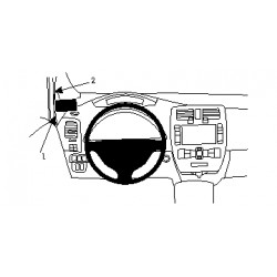 Brodit ProClip Left Mount - Nissan Leaf 2011-2017