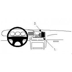 Brodit ProClip Center Mount - Nissan Maxima 1990-1994