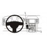 Brodit ProClip Center Mount - Nissan Murano 2003-2008