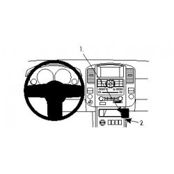 Brodit ProClip Angled Mount - Nissan Pathfinder 2010-2012