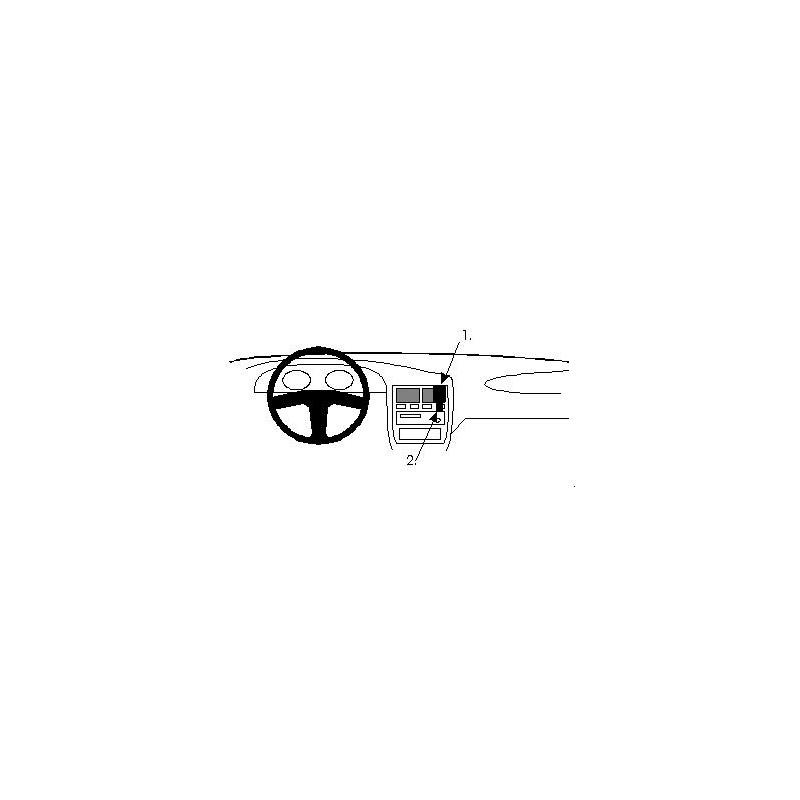 Brodit ProClip Center Mount - Nissan Primera 1991-1995 Brodit ProClip Center Mount - Nissan Primera 1991-1995