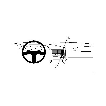 Brodit ProClip Center Mount - Nissan Primera 1991-1995