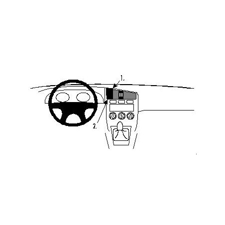 Brodit ProClip Center Mount - Nissan Primera 1996-1999