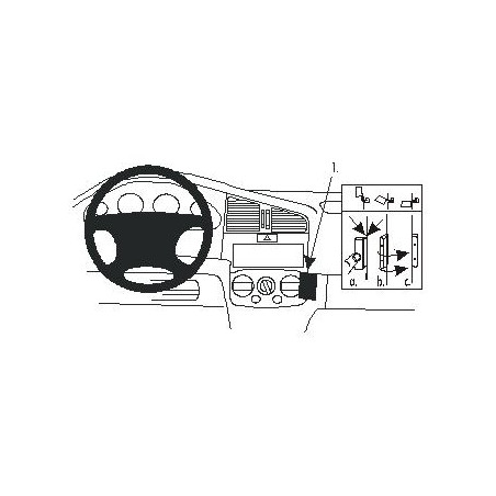 Brodit ProClip Angled Mount - Nissan Primera 2000-2001