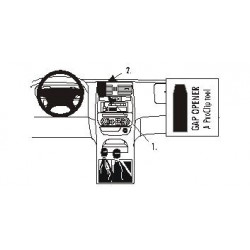 Brodit ProClip Center Mount - Nissan Terrano II 2000-2006