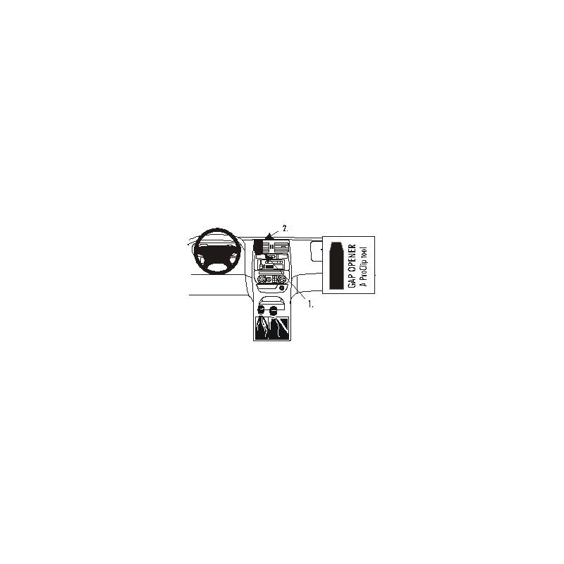 Brodit ProClip Center Mount - Nissan Terrano II 2000-2006