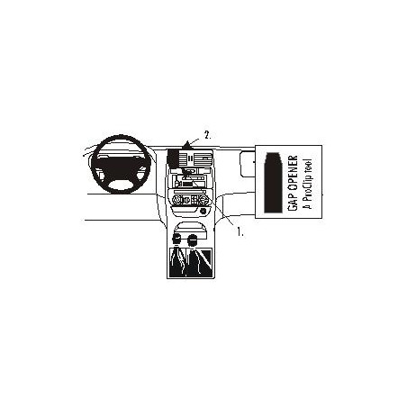 Brodit ProClip Center Mount - Nissan Terrano II 2000-2006