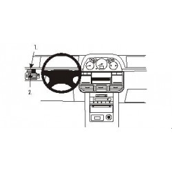 Brodit ProClip Left Mount - Nissan X-Trail 2002-2003
