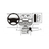 Brodit ProClip Angled Mount - Nissan X-Trail 2002-2003