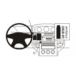 Brodit ProClip Center Mount - Nissan X-Trail 2004-2007