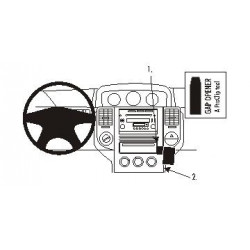 Brodit ProClip Angled Mount- Nissan X-Trail 2004-2007