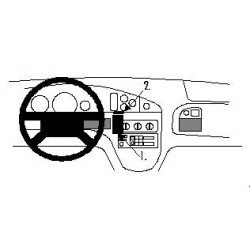 Brodit ProClip Center Mount - Pontiac Bonneville 1993-1999