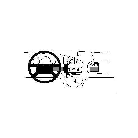 Brodit ProClip Center Mount - Pontiac Bonneville 1993-1999