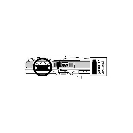 Brodit ProClip Center Mount - Lincoln Town Car 1998-2002