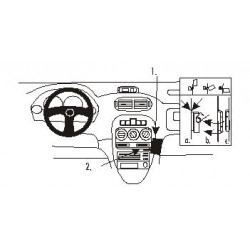 Brodit ProClip Angled Mount - MG ZR / Rover 200/25 1996-2005
