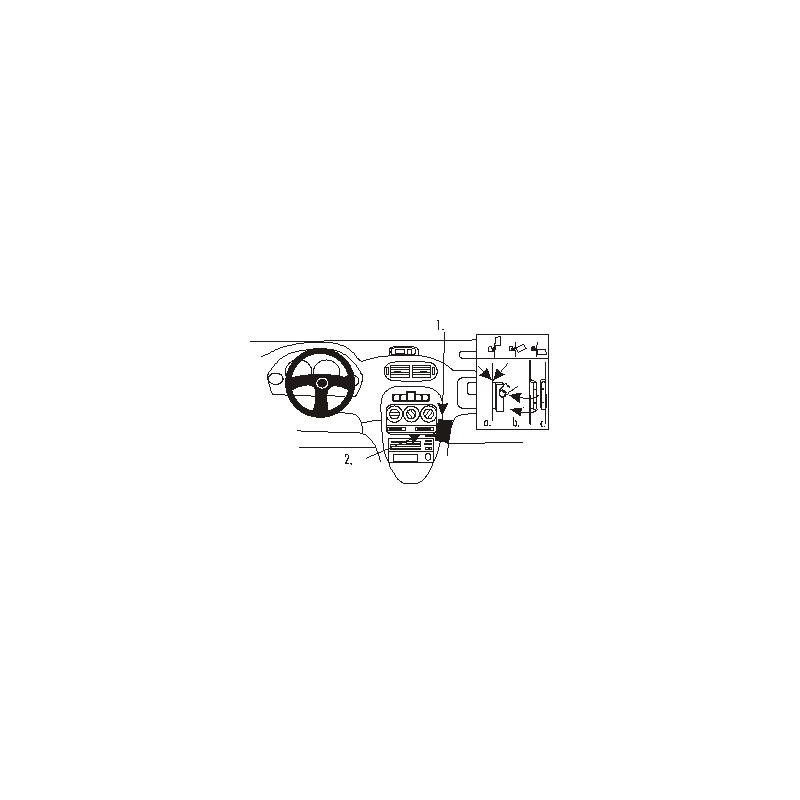 Brodit ProClip Angled Mount - MG ZR / Rover 200/25 1996-2005 Brodit ProClip Angled Mount - MG ZR / Rover 200/25 1996-2005