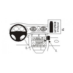 Brodit ProClip Angled Mount - MG ZT / Rover 75 1999-2005