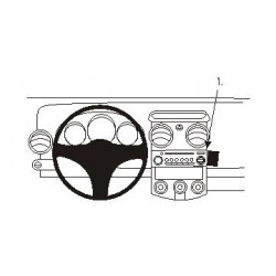 Brodit ProClip Angled Mount - Mitsubishi Colt 2005-2008