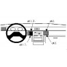 Brodit ProClip Center Mount - Mitsubishi L200 1992-1996