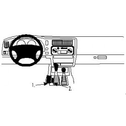 Brodit ProClip Console Mount - Mitsubishi L200 1997-2005